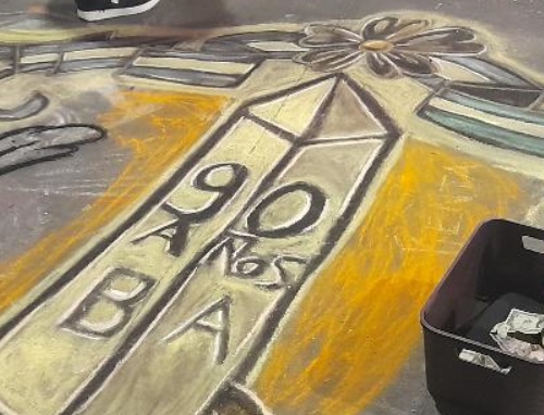 Gran festejo en el centro porteño por los 90 años del Obelisco